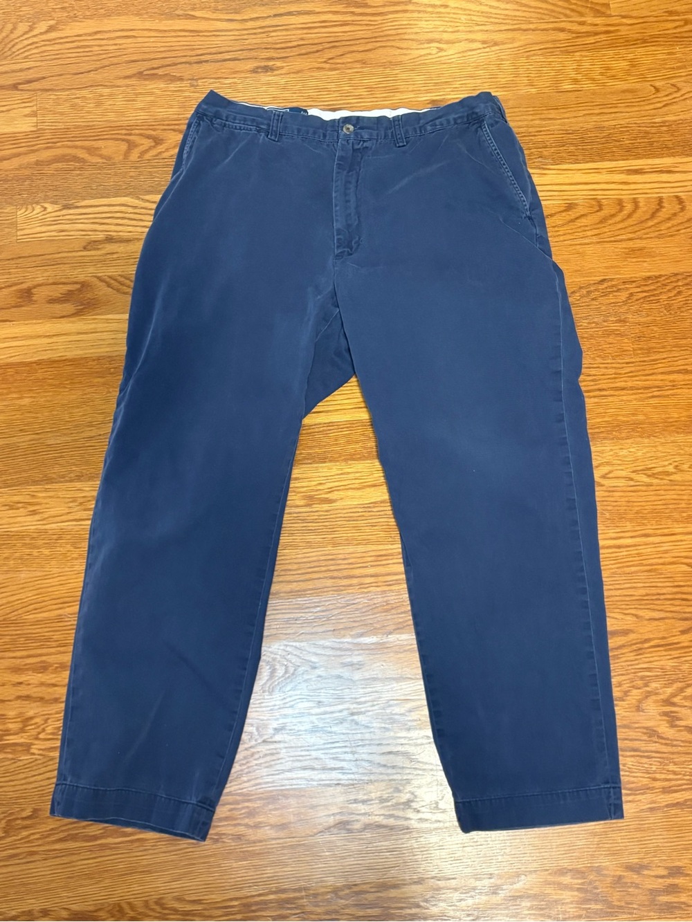 Preppy Polo Ralph Lauren Prospect Chino Pants Golf Men 36 Navy Blue Classic Fit